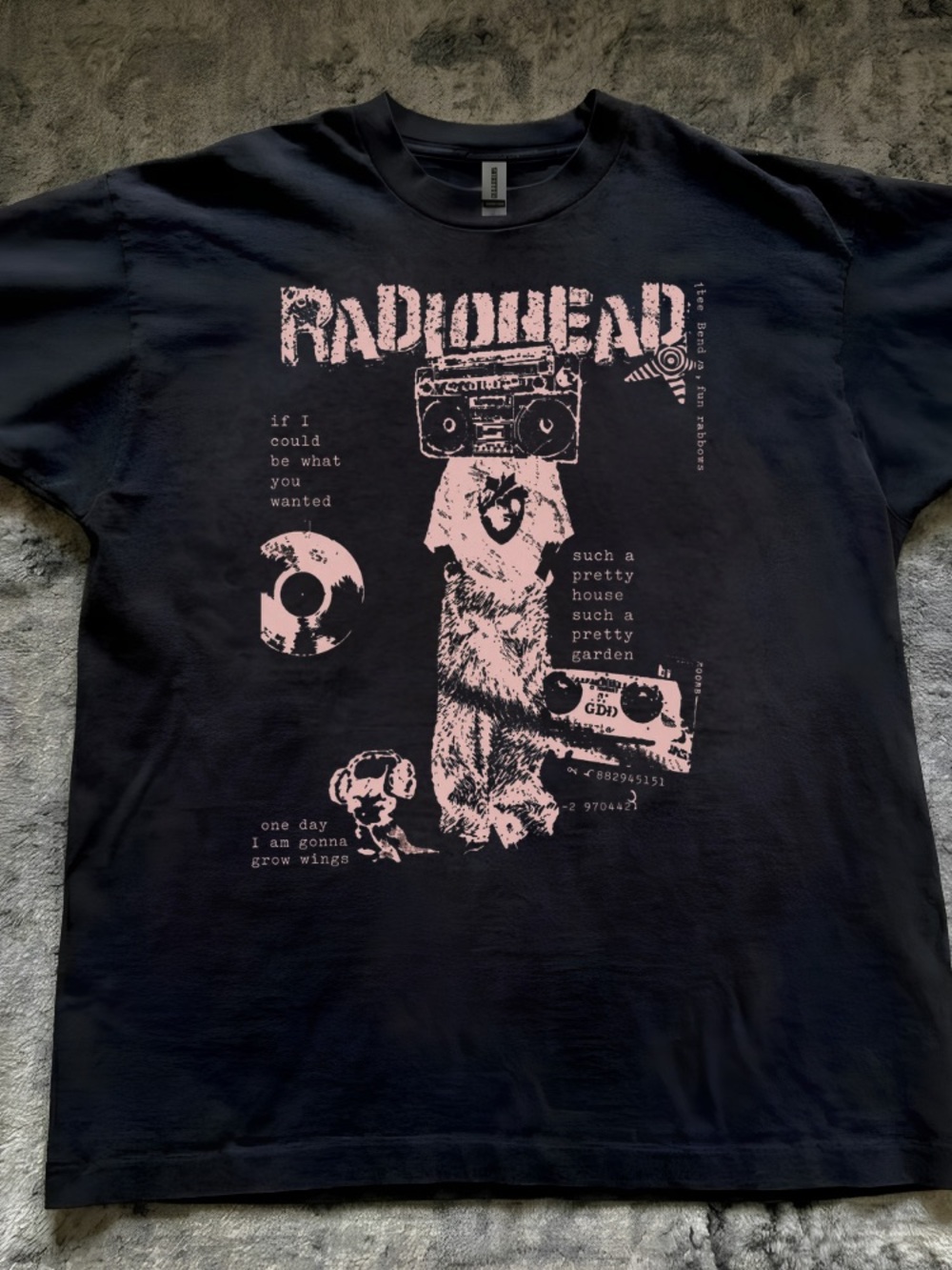 Radiohead If I Could Be What You Wanted Such A Pretty House Black T-Shirt